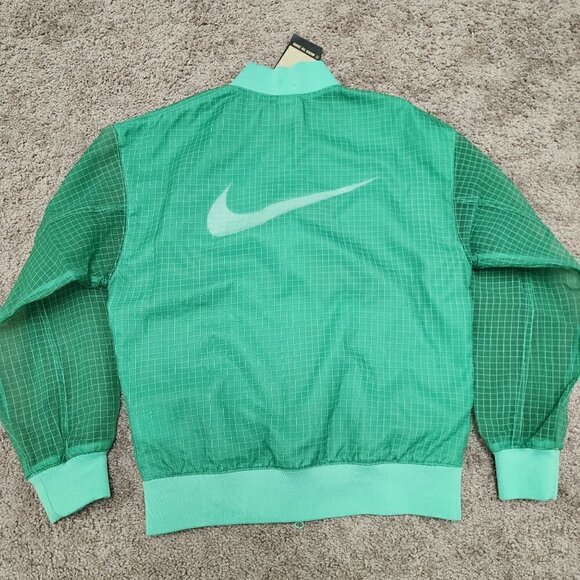 NWT Nike Sportswear Essentials Woven Varsity Bomber Jacket windbreaker XS - Picture 6 of 12